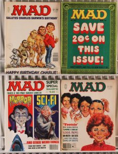 Lot of 4 Mad Magazines (1983)