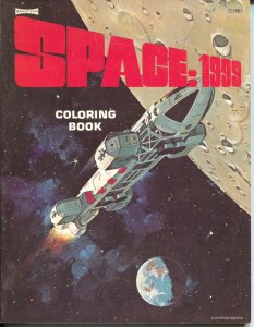 Space:1999 Coloring Book C1881 1975-Canadian printing-unused file copy-VF 