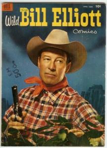 WILD BILL ELLIOTT (1950-1955 DELL) 13 VG-F PHOTO COVER COMICS BOOK