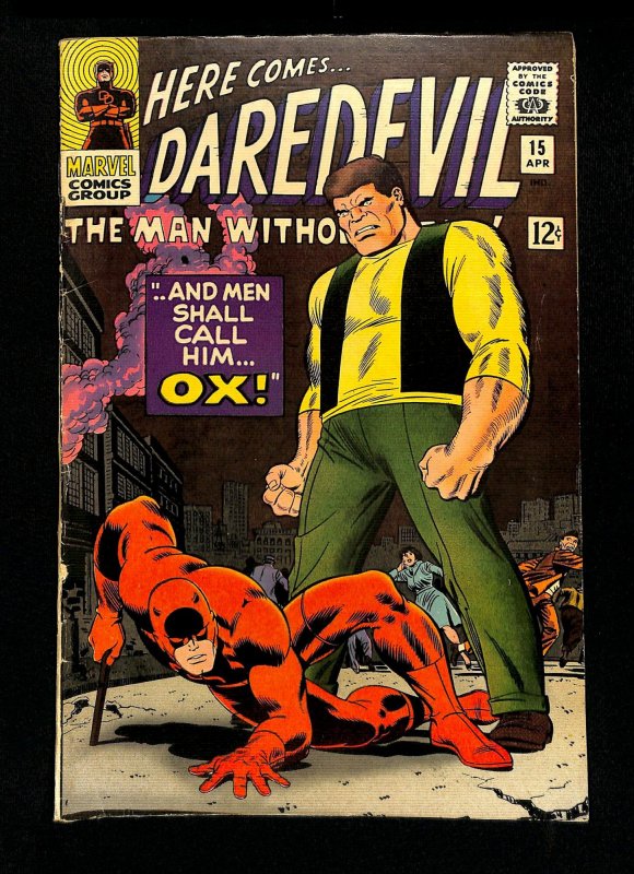 Daredevil #15 1st Appearance Ox! John Romita Art!