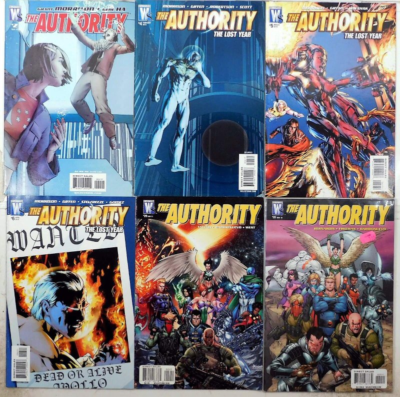 Authority Lot 6 #3rd 2, 5th 20, 29, Lost Year 4, 5, 6 2007 DC 1st Print Comics