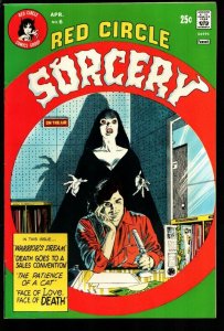 Red Circle Sorcery #6 1974-1st issue-Vampire cover.-Art by Howard Chaykin & G... 