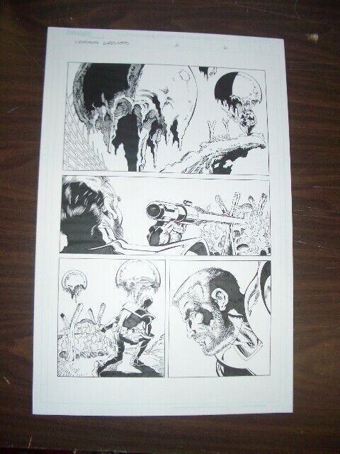 COMMON GROUNDS #2 PG 6 ORIGINAL COMIC ART--DAN JURGENS FN