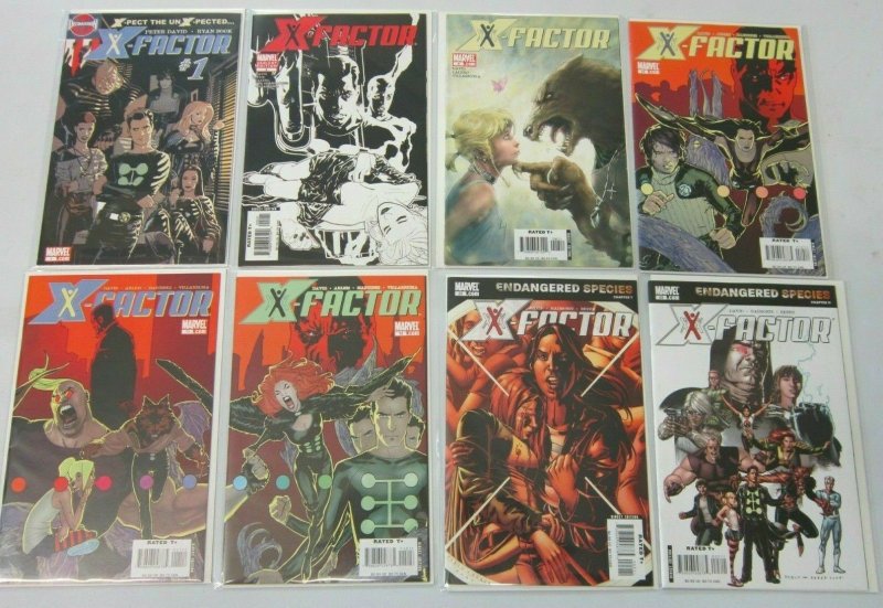 X-factor (3rd series) comic lot from:#1-4 15 diff 6.0 FN (2005-09)