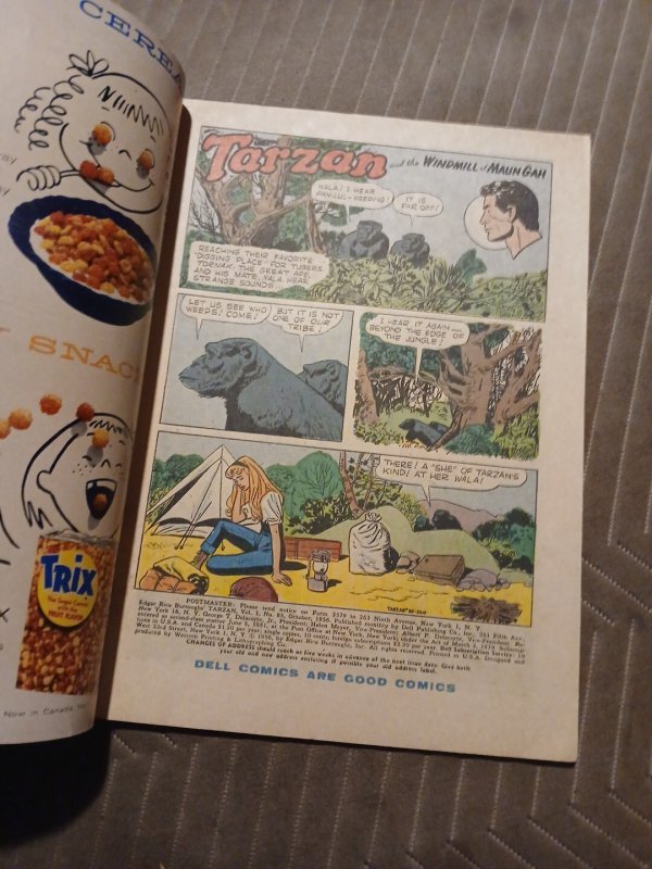 1956 Tarzan #85 Comic Book GOLDEN AGE Gordon Scott Edgar Rice Burroughs Dell VTG
