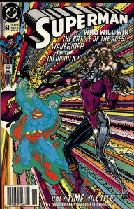 Superman #61 Newsstand Edition (1991) Superman