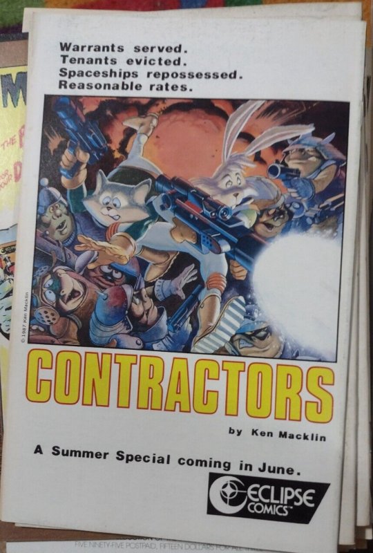 AIRBOY # 24  1986 ECLIPSE COMICS CHUCK DIXON the heap is back