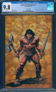 Conan The Barbarian #1 CGC 9.8 NYCC Exclusive Virgin Variant Titan Comics 2023