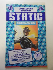 Static #1 (1993) VF Condition! Poly-sealed bag opened all contents still intact