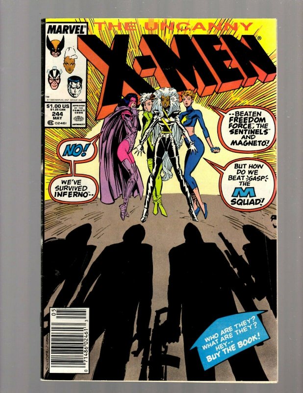 Uncanny X-Men # 244 VG/FN Marvel Comic Book 1st Jubilee Appearance Key JK7