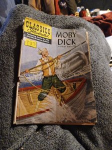 CLASSICS ILLUSTRATED #5 Moby Dick (HRN 129) UK comics edition Silver Age