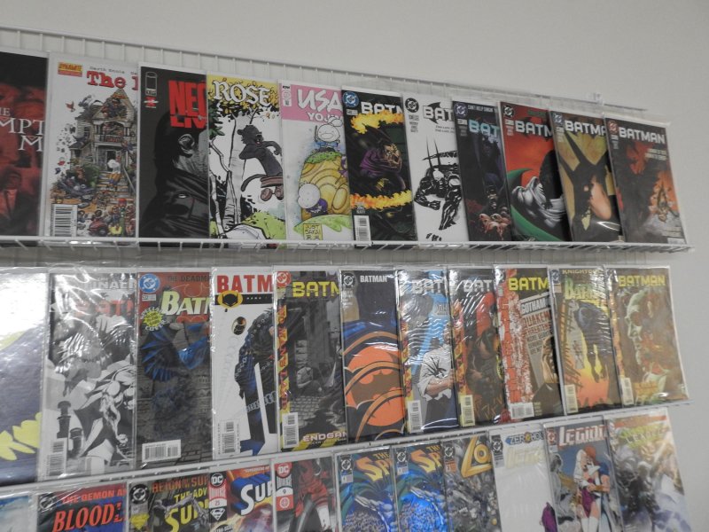 Huge Lot of 150+ comics w/ Batman, Wonder Woman Flash & more avg VF condition
