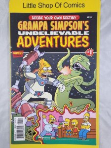 Grampa Simpson's Unbelievable Adventures #1 One Shot 2015 Bongo Comics Low Print