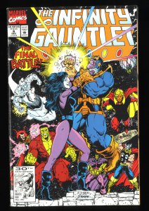 Infinity Gauntlet #6 VF+ 8.5 Thanos!