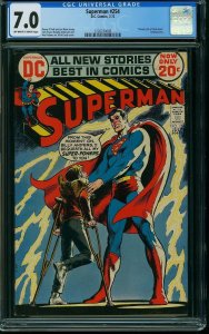 Superman #254 (1972) CGC 7.0 FVF