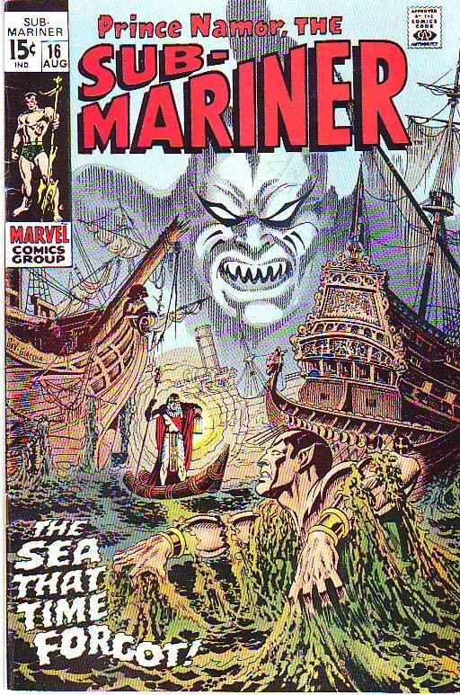 Sub-Mariner #16 (Aug-69) VF/NM- High-Grade Sub-Mariner (Prince Namor)