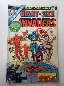 Giant-Size Invaders #1 (1975) VG+ Condition stamp fc, moisture stain