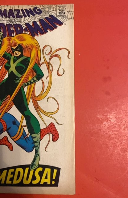 The Amazing Spider-Man #62 (1968) Medusa from inhuman