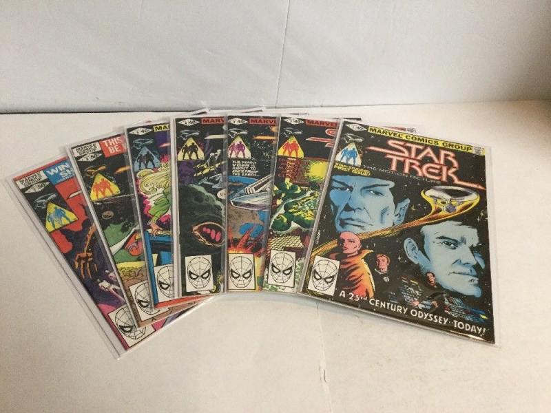 Star Trek 1-7 Lot Set Run Vf-Nm Very Fine-Near Mint