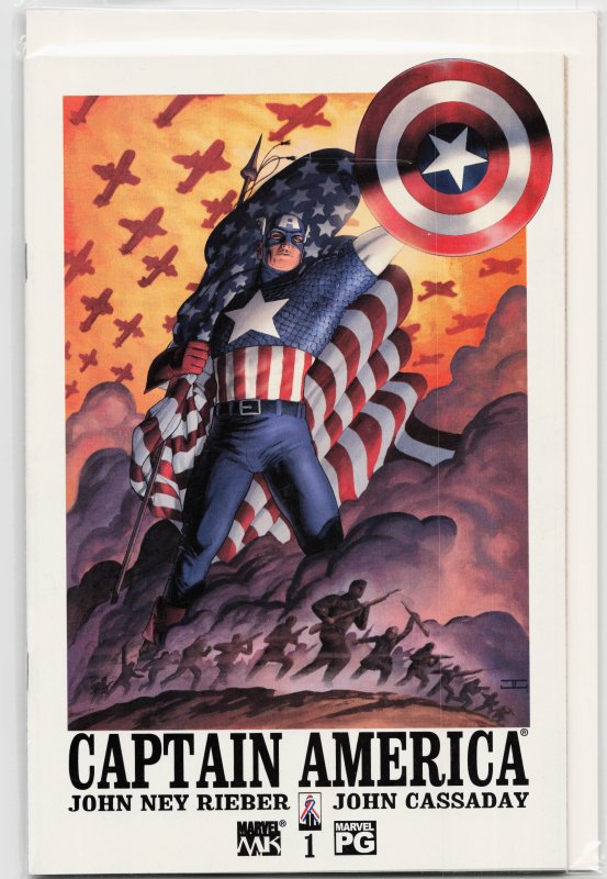 Captain America #1 (2002) Captain America