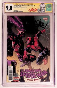 Amazing Spider-Man: Renew Your Vows #7 (2017) CGC 9.8 Signed Stan Lee! Stegman!