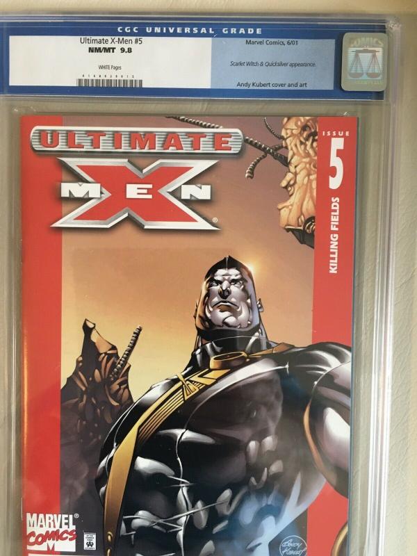 Ultimate X-Men #5 CGC 9.8 Scarlet Witch & Quicksilver Appearance