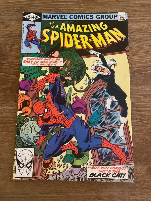 Amazing Spider-Man # 204 VF Marvel Comic Book Goblin Vulture Mysterio J921 