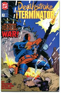 DEATHSTROKE the TERMINATOR #3, NM, Marv Wolfman,1991, hitman, more in store