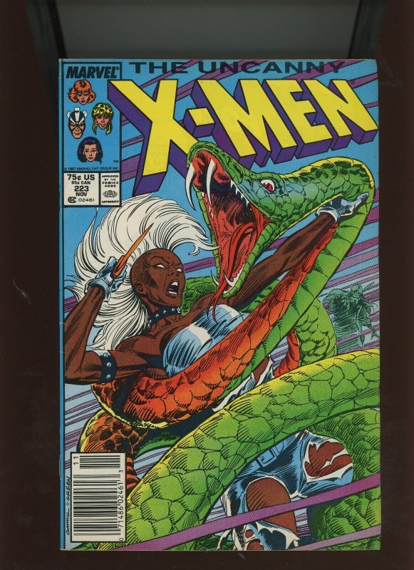 (1987) The Uncanny X-Men #223: COPPER AGE! OMENS & PORTENTS (6.5/7.0)