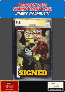 DAREDEVIL PUNISHER DEVIL'S TRIGGER #1 CGC 9.8 PALMIOTTI SIGNED MEGACON PRESALE