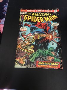 The Amazing Spider-Man #132 (1974) Molten Man! High-grade VF/NM Cvill CERT! Wow!