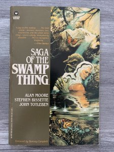 1987 SAGA OF THE SWAMP THING Alan Moore & Steve Bissette SC VG+ 4.5 1st Warner