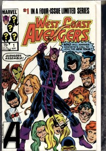 West Coast Avengers #1 (1984) West Coast Avengers / Avengers West Coast [Key ...