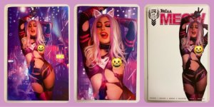 Miss Meow #7 Megacon Comics Elite Exclusive Set of 3 Rachel Hollen Cosplay