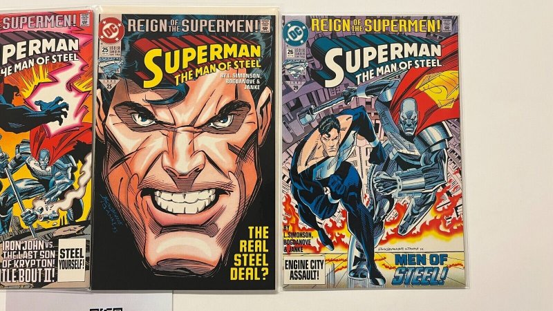 4 Superman The Man of Steel DC Comics Books # 23 24 25 26 26 MS7