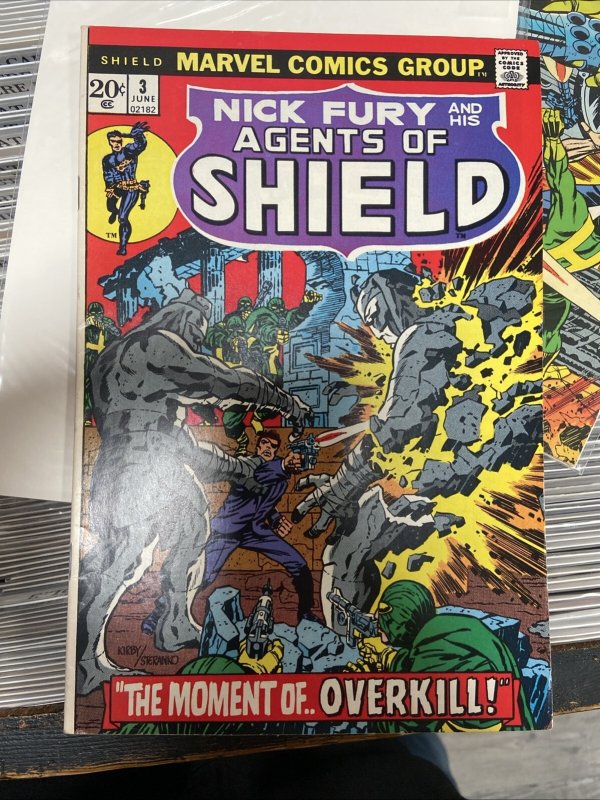 Nick Fury Agent And His Agents Of SHIELD 1-5 Full Set Marvel Comics 1973