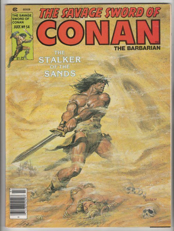 Savage Sword of Conan #54 (Jul-80) NM Super-High-Grade Conan