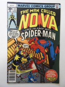 Nova #12 (1977) FN Condition! tape residue fc
