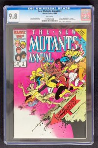 New Mutants Annual #2 CGC 9.8 Marvel 1986 Psylocke