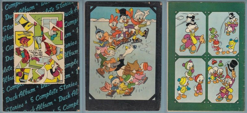 Donald Duck Album #492, 531, 611 (1950s)  Dell Four Color Comic Old Lot of 3