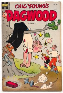 Dagwood #46 1954- Popeye- rollerskate cover VF+