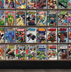 Huge Lot 150+ Comics with Avengers West Coast, Quasar & More!