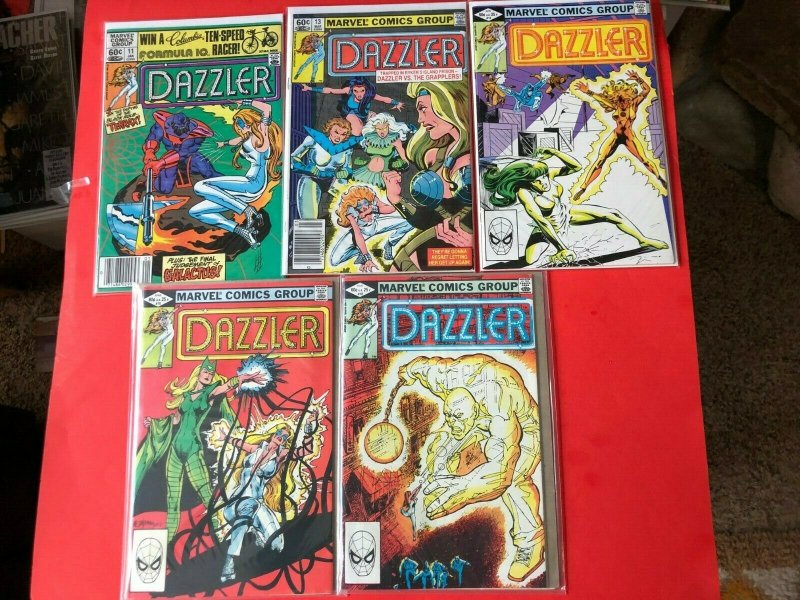 DAZZLER  [LOT OF 9]  #'s 11-19,  MARVEL 1983 - 1986 /NM / NEWSSTANDS