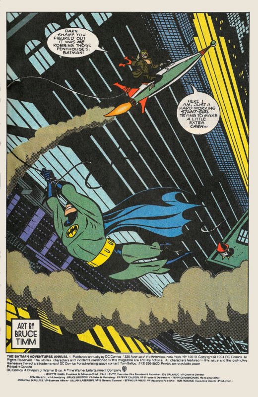 THE BATMAN ADVENTURES ANNUAL #1 & #2 ('94, '95) 9.0 VF/NM  Bruce Timm, Paul Dini
