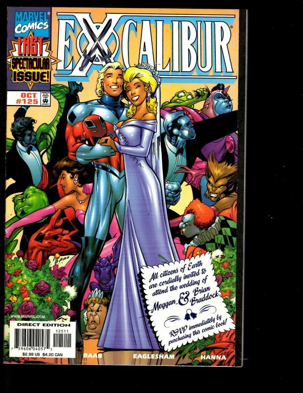 10 Excalibur Marvel Comics # 124 125 FB 1 Annual 1 2 + Mojo + SP + Vs Xmen+ JF26