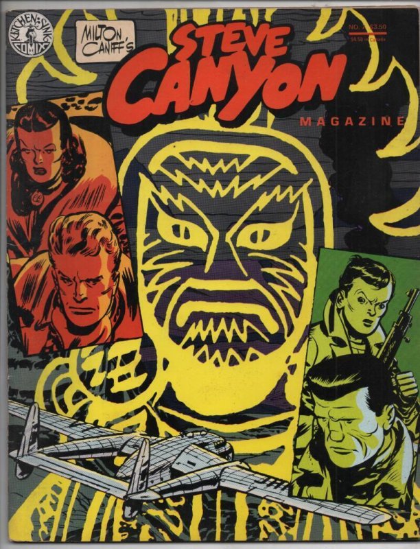 STEVE CANYON Magazine #7, VF/NM, Milton Caniff, Kitchen Sink, 1983 1984