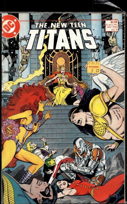 The New Teen Titans #8 (1985) Teen Titans