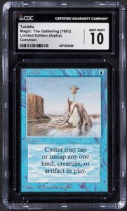 Magic the Gathering, Twiddle, Alpha, CGC 10, Common