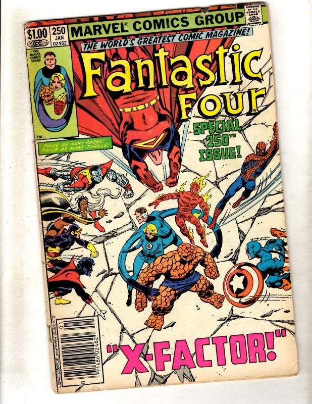 12 Fantastic Four Comics # 214 215 219 221 250 259 260 347 348 349 351 352 DJ1