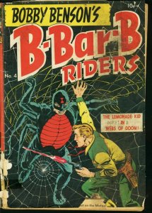 BOBBY BENSON'S B-BAR-B RIDERS #4-SPIDER COVER-WESTERN FR